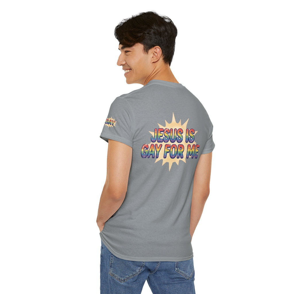 "Jesus is Gay For Me" Premium Graphic Tee