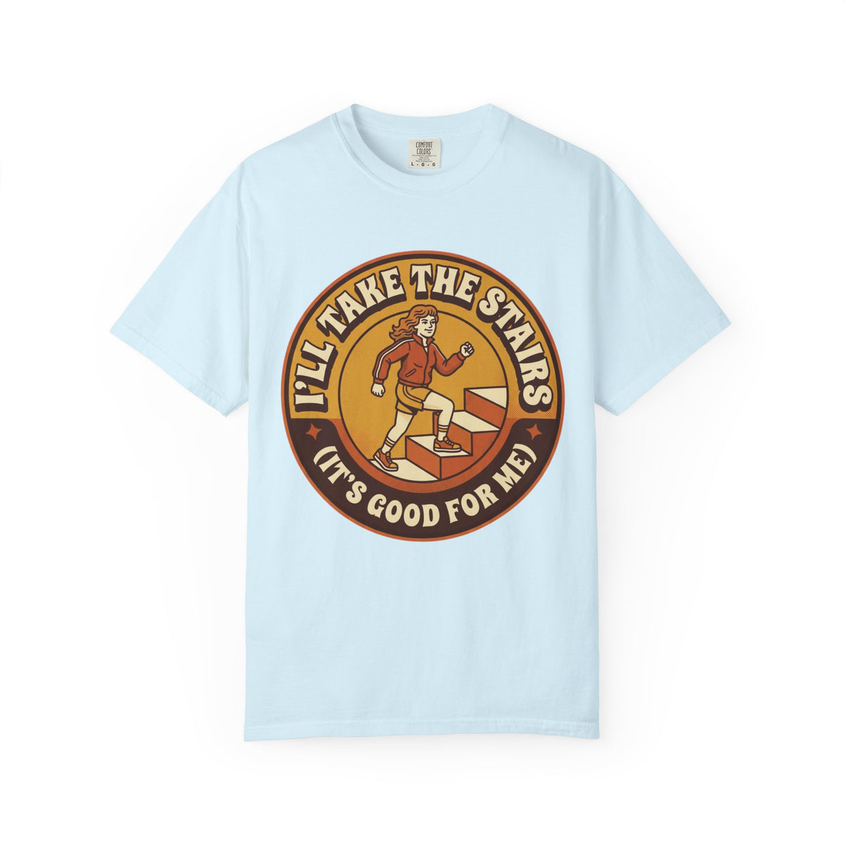 Color: Chambray | It's Good For Me Unisex Garment-Dyed Tee
