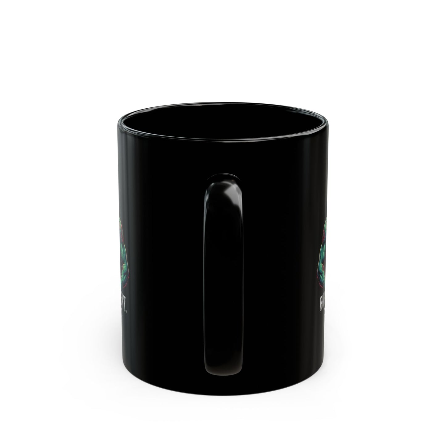 "Built Different" Black Ceramic Mug