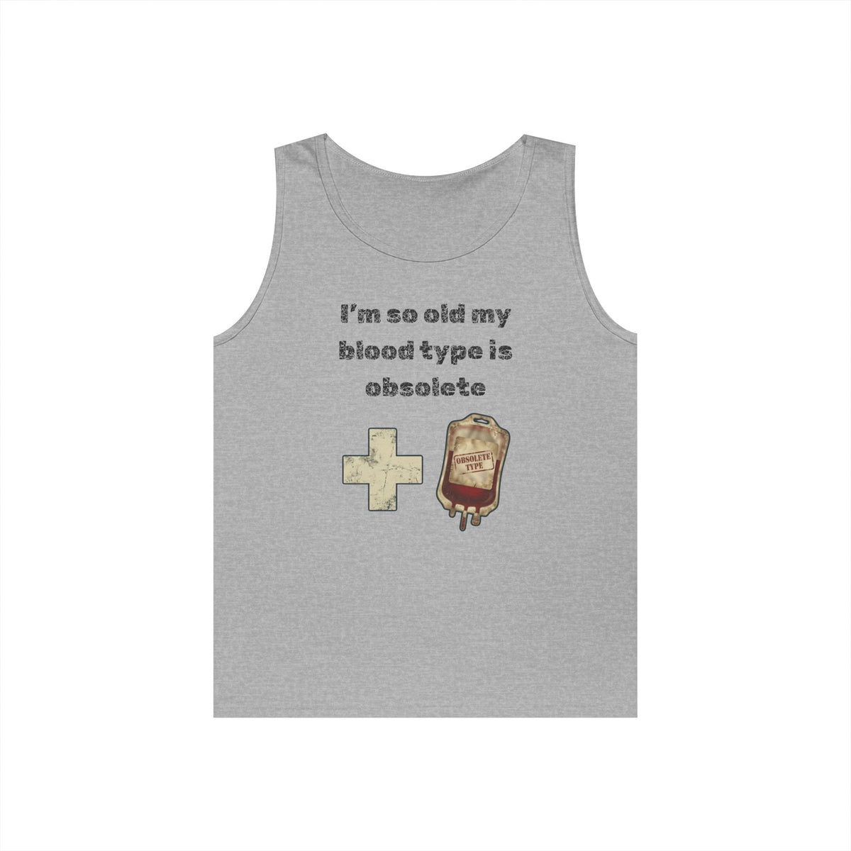 Color: Sport Grey | Blood Type Tank Top