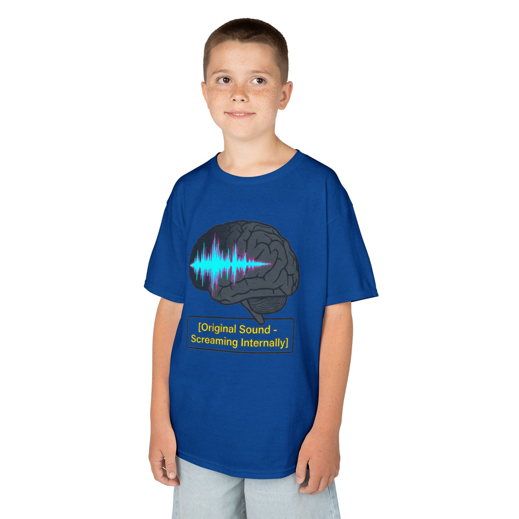 "Screaming Internally" Kids Tee
