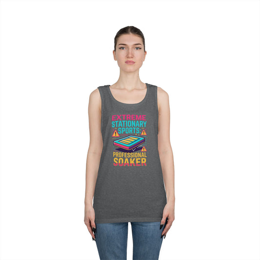 Color: Graphite Heather | Professional Soaker Tank Top