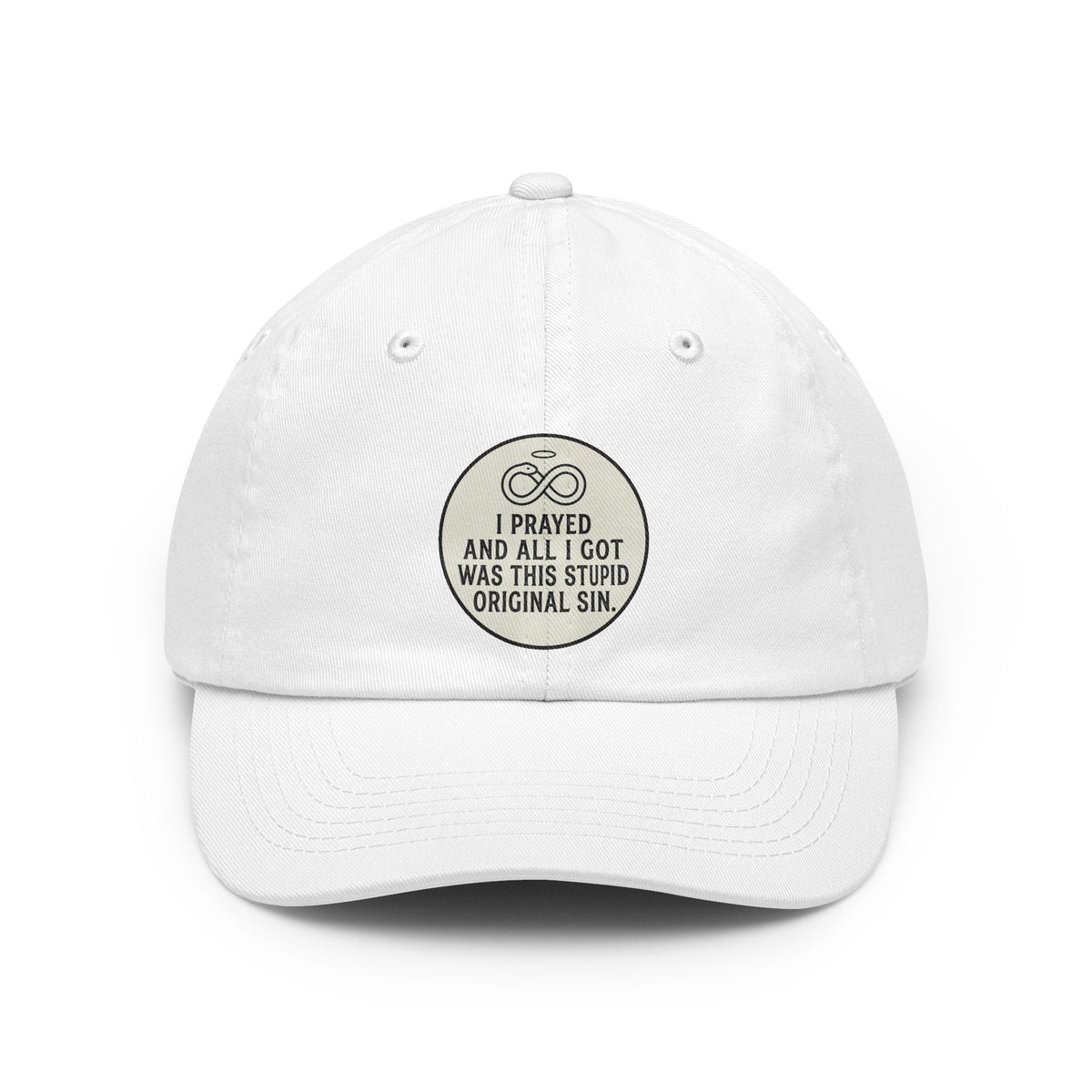 Color: White | Good Book Series Original Sin Dad Hat