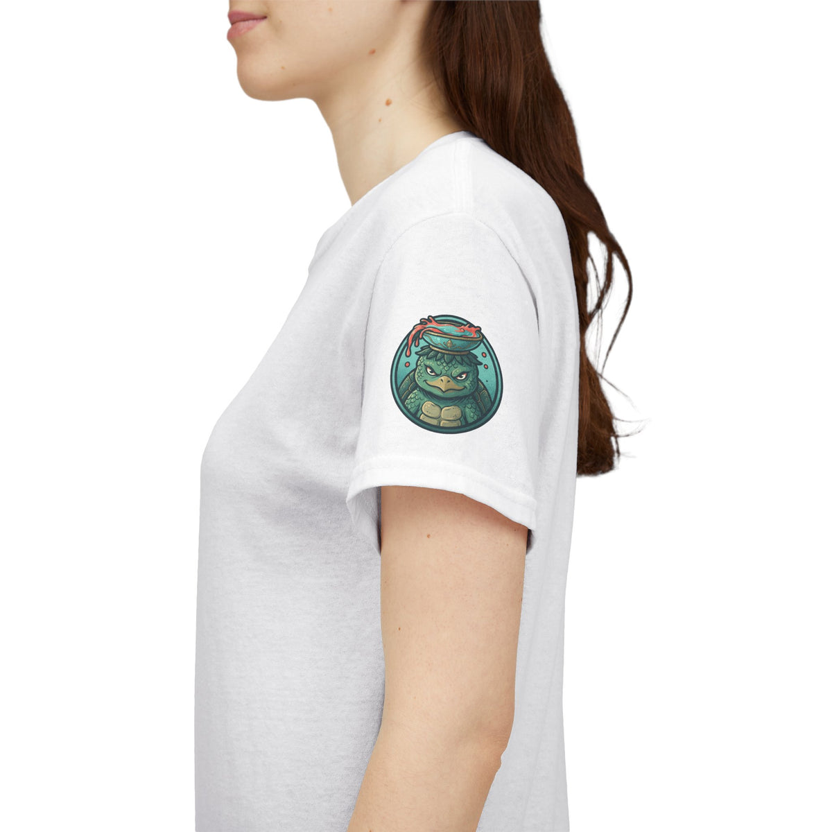 Color: White | Kappa (Japanese Folklore) Premium Graphic Tee