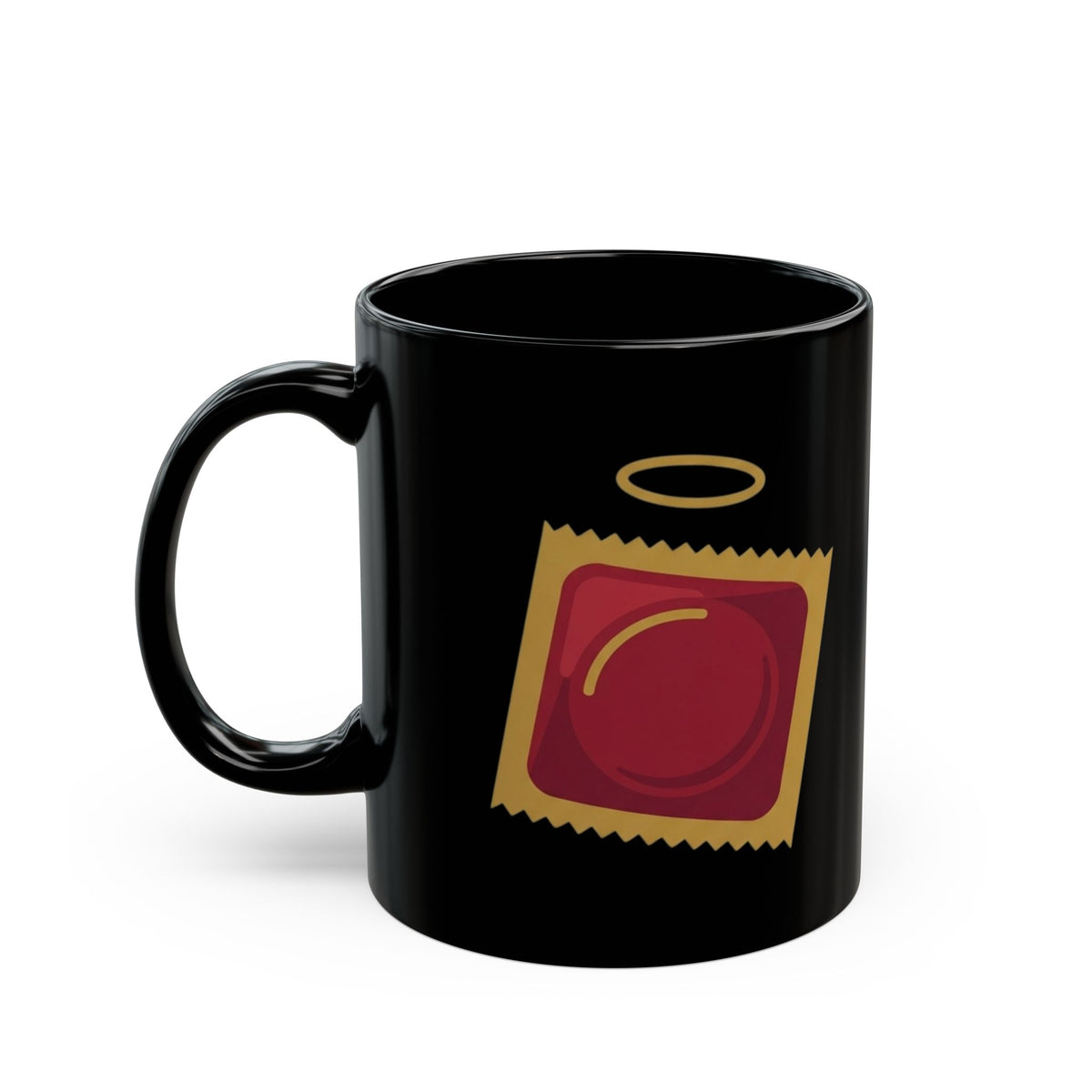 "Good Book Series Jesus Saves and So Should You" Black Ceramic Mug — Graphic