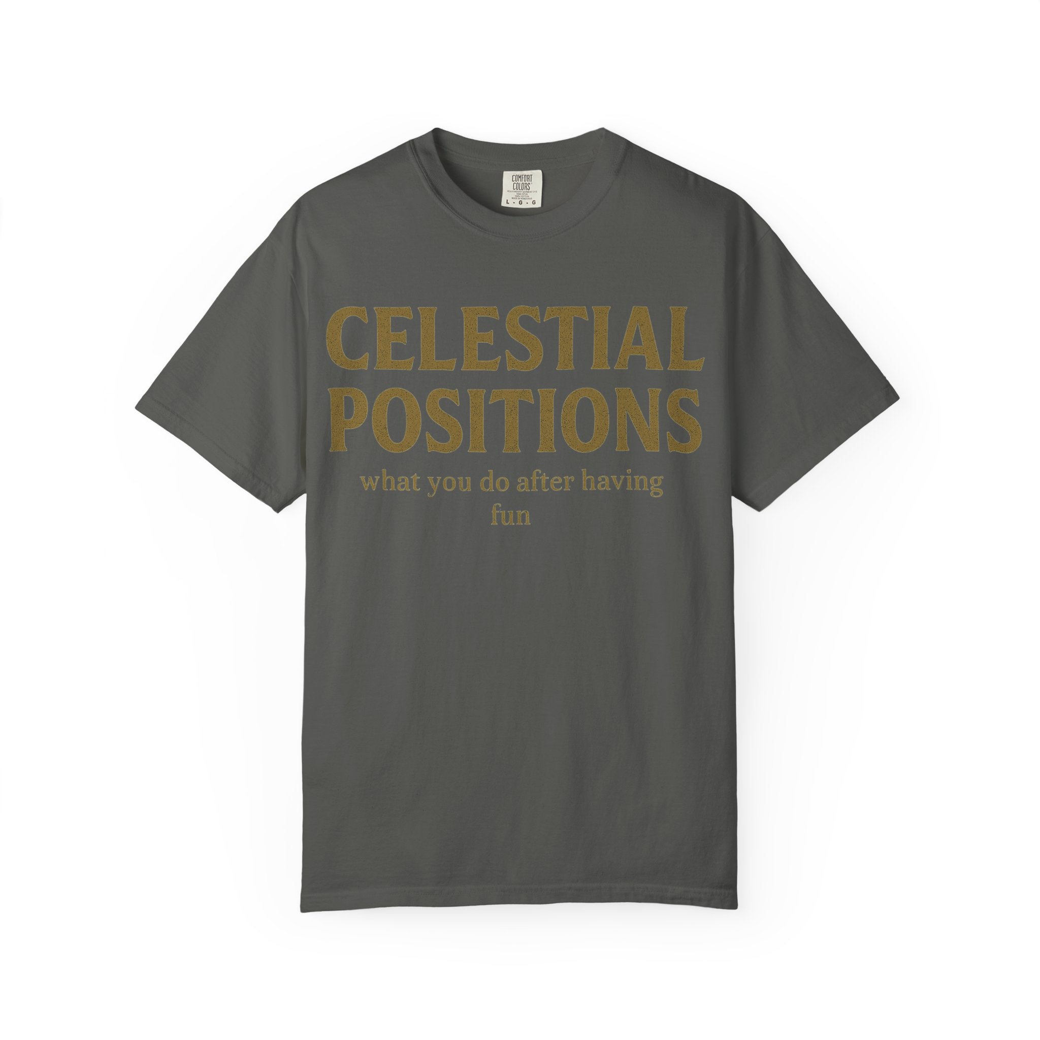 "Celestial Positions" Unisex Garment-Dyed T-shirt