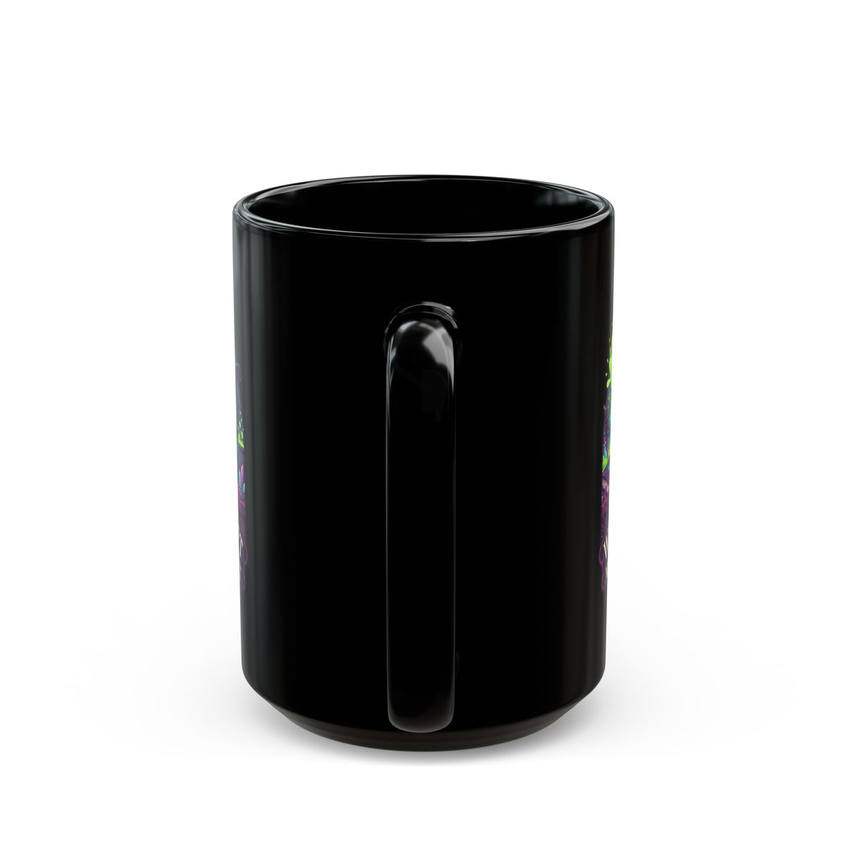 "Witchcraft Made Me Do It" Black Ceramic Mug
