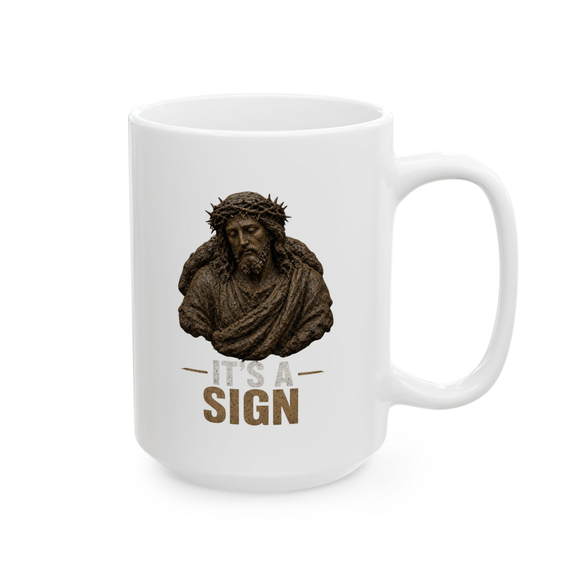 "Good Book Series It's a Sign" White Ceramic Mug