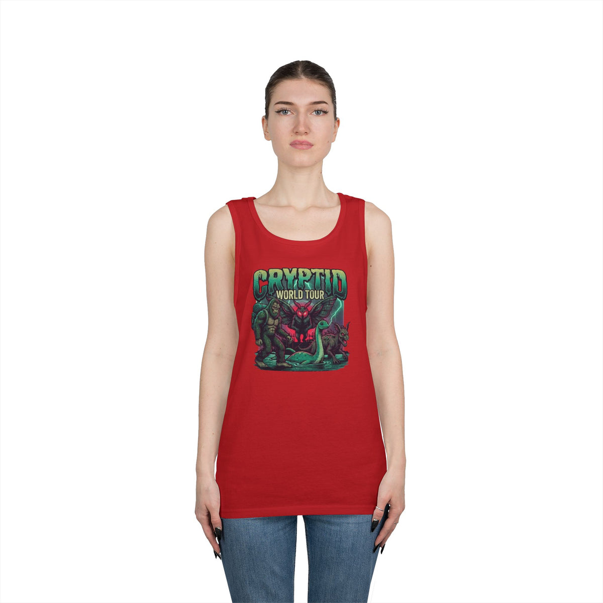 "Puzizia (Global-Cryptid Mashup) Cryptid World Tour" Tank Top