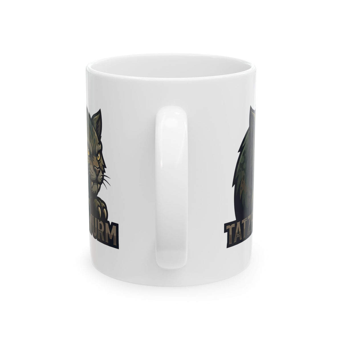 "Tatzelwurm (Alpine Europe)" White Ceramic Mug — Graphic
