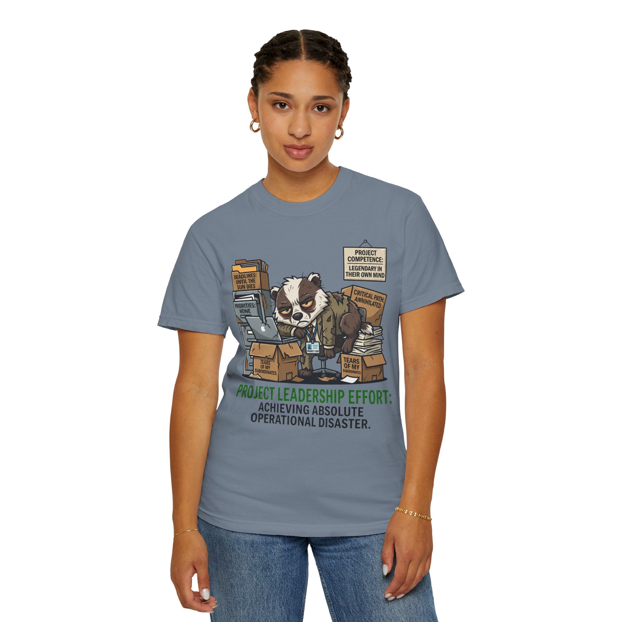"Project Leader" Unisex Garment-Dyed Tee