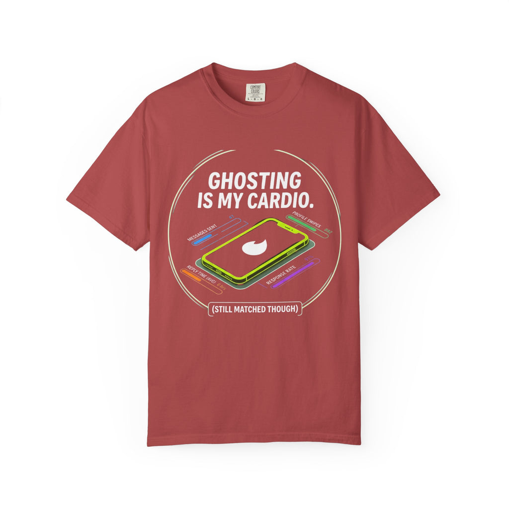 "Ghosting Is My Cardio" Unisex Garment-Dyed Tee