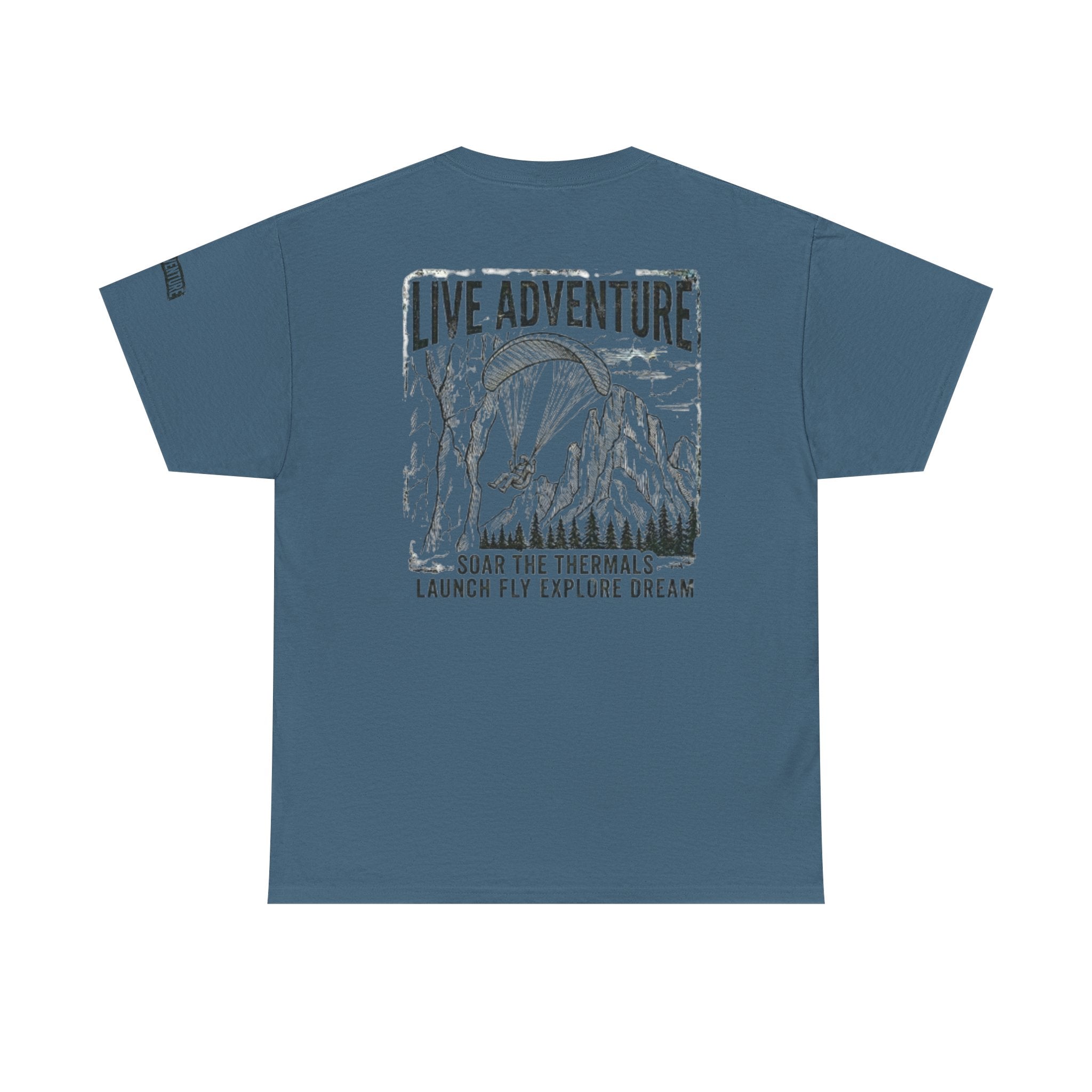 "Live Adventure - Soar the Thermals" Premium Graphic Tee