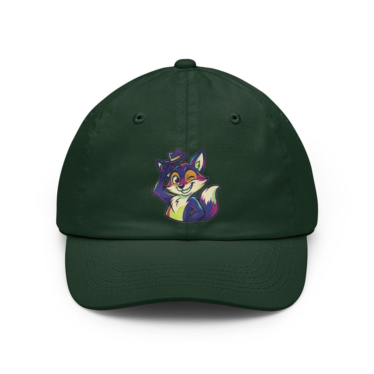 Color: Forest Green | Mischievous Dad Hat — Graphic