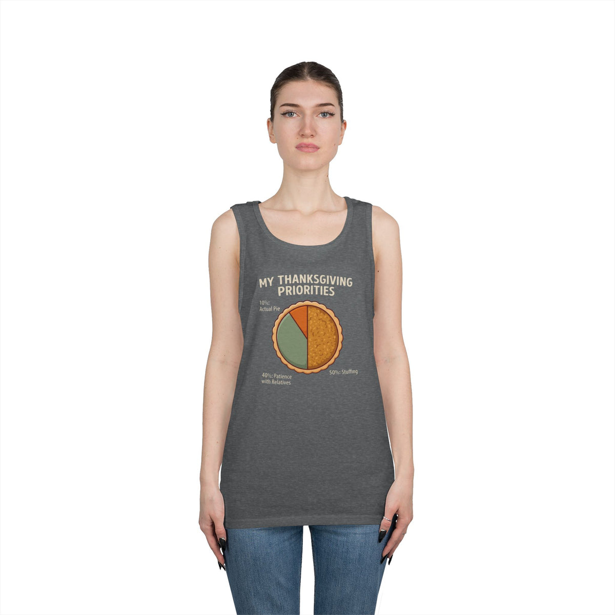 "My Thanksgiving Priorites" Tank Top