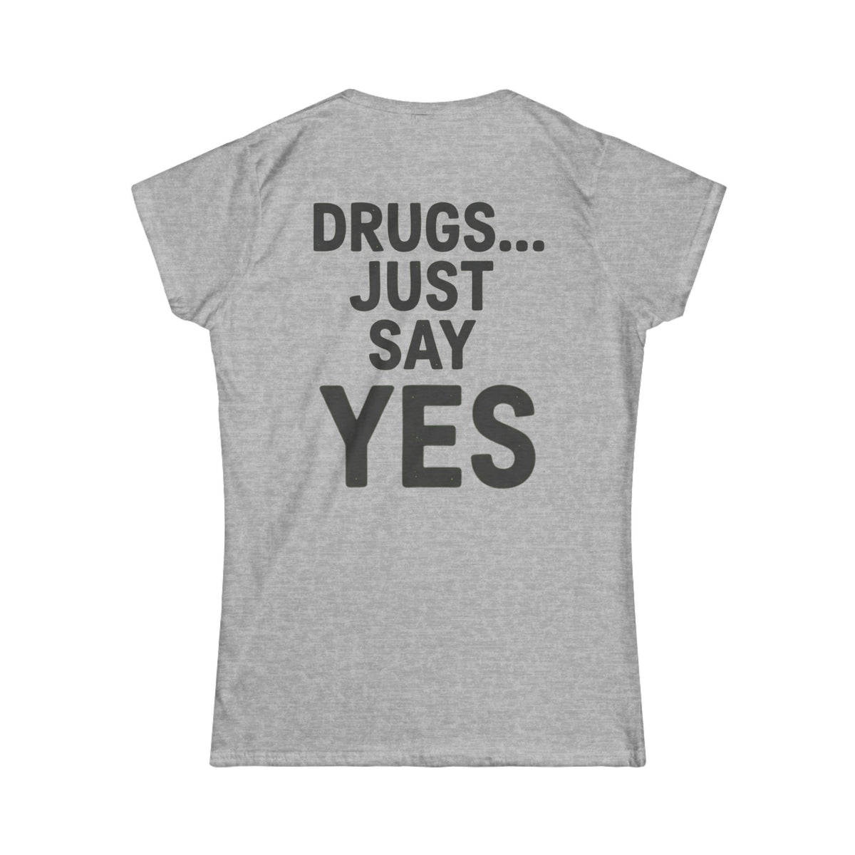 Color: Sport Grey | Just Say Yes Women's Tee