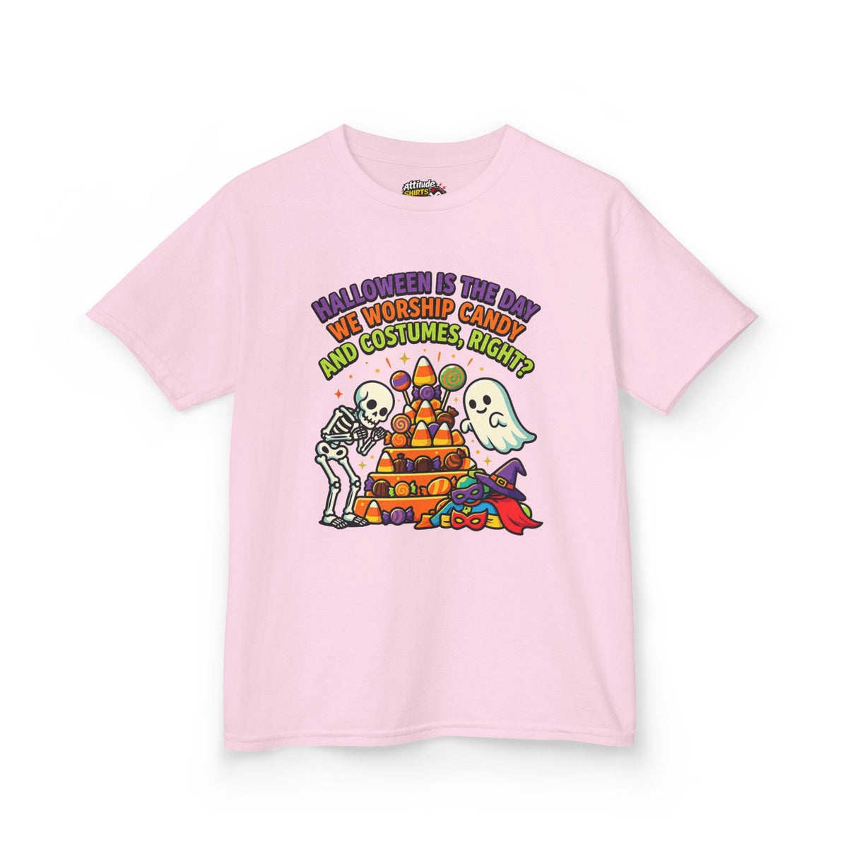 Color: Light Pink | Worship Candy Kids Tee