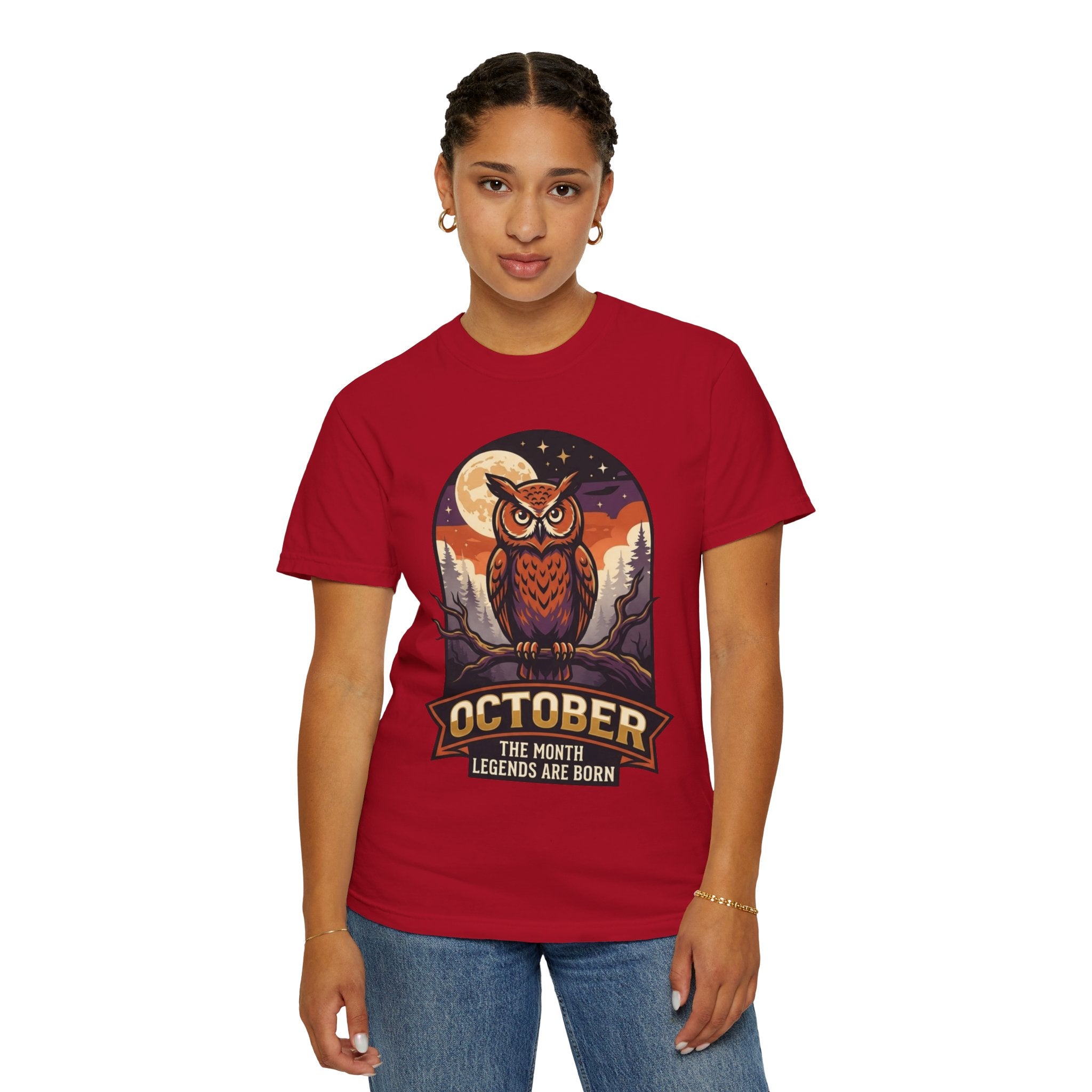 "October Legend" Unisex Garment-Dyed Tee