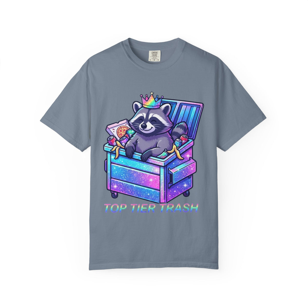 Color: Blue Jean | Top Tier Trash Unisex Garment-Dyed Tee