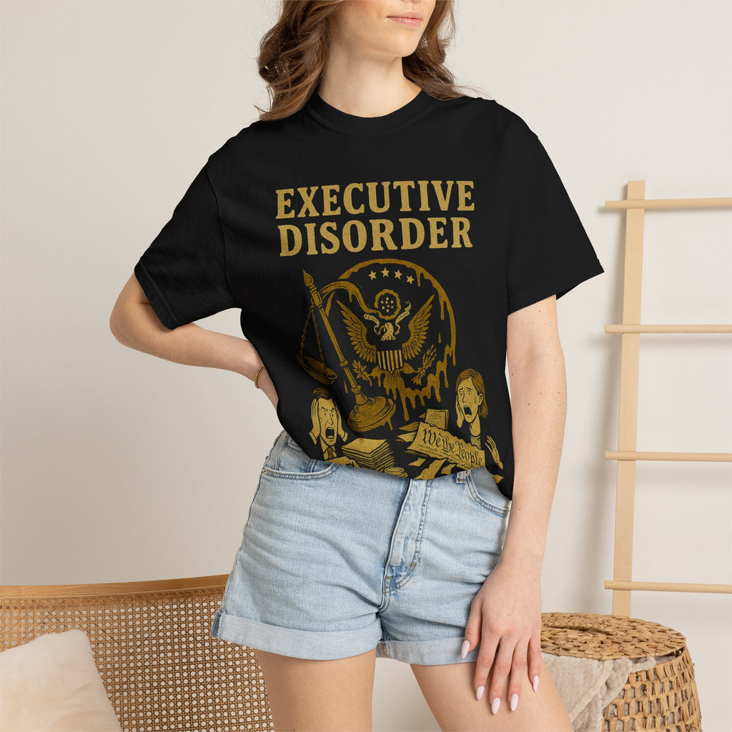 "Executive Disorder" Unisex Garment-Dyed T-shirt