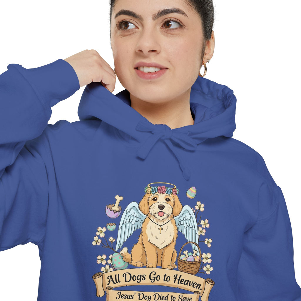 Heaven's Got a Paw Patrol | Garment-Dyed Hoodie — AttitudeShirts
