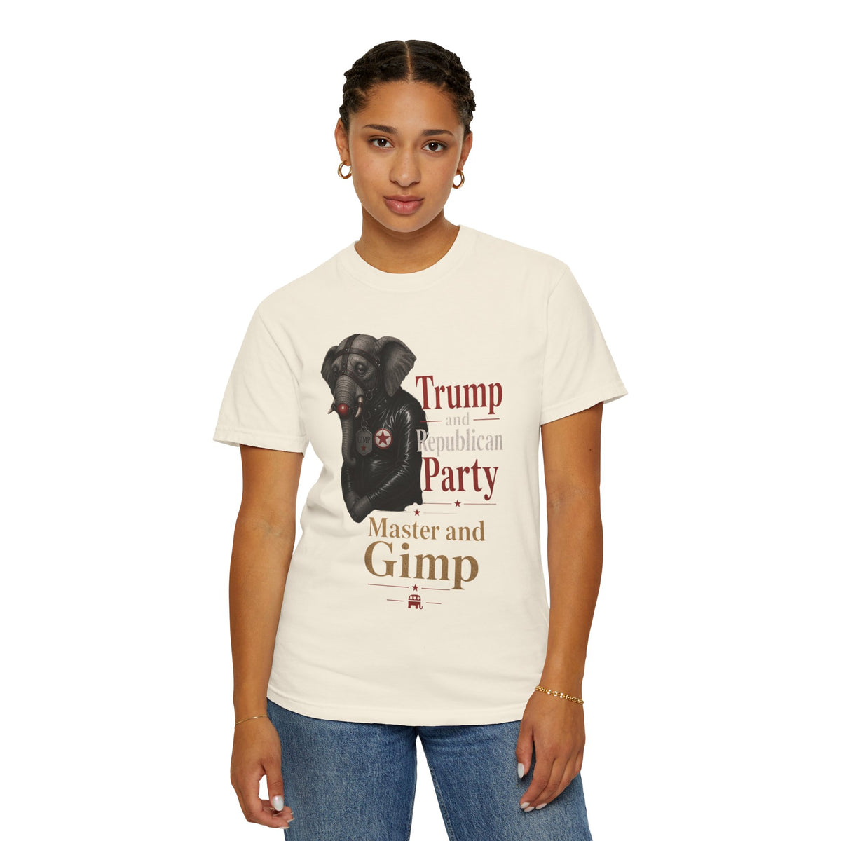 Color: Ivory | Master and Gimp Unisex Garment-Dyed Tee