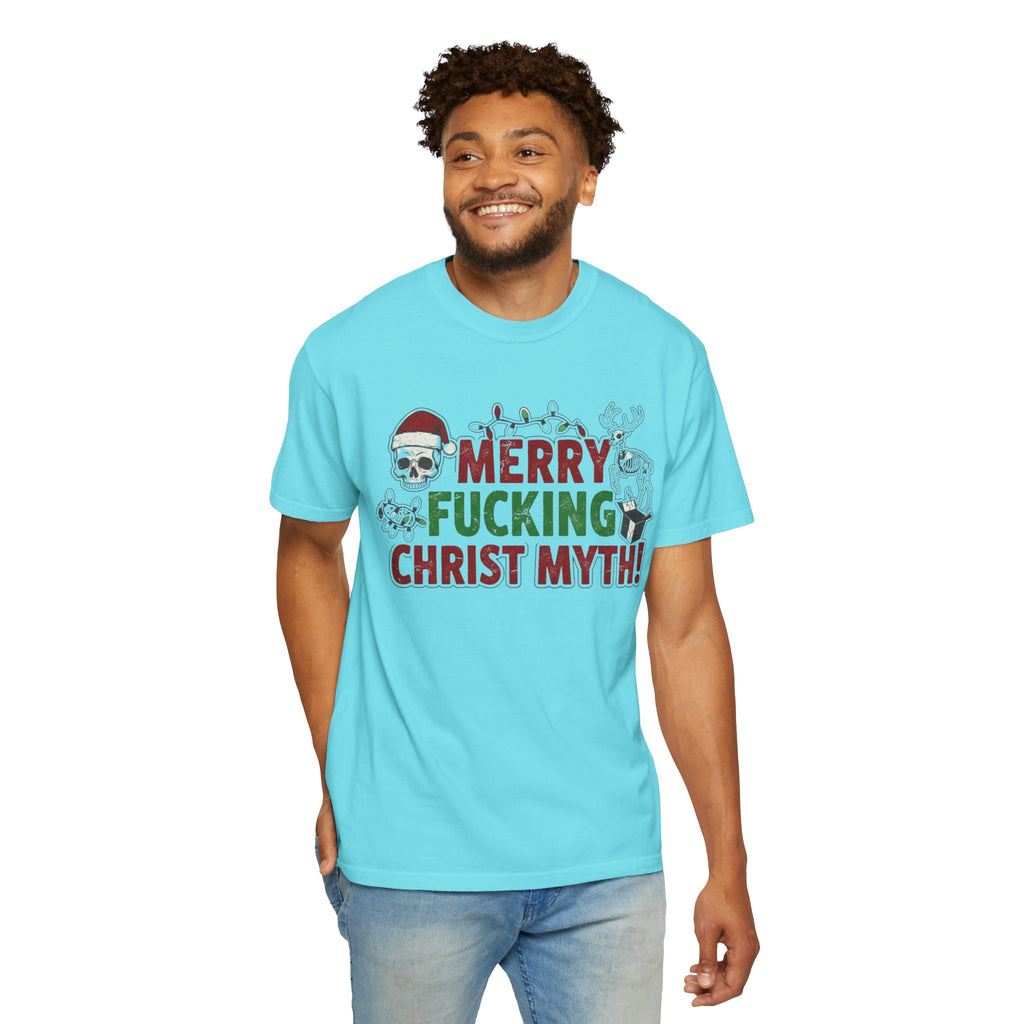 "MF Christ Myth" Unisex Garment-Dyed T-shirt