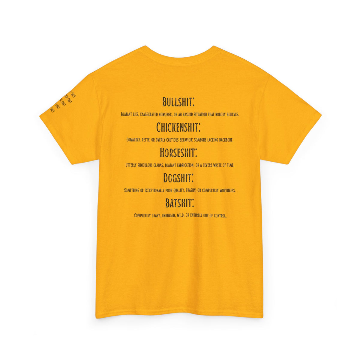 "Types of Shit" Premium Graphic Tee