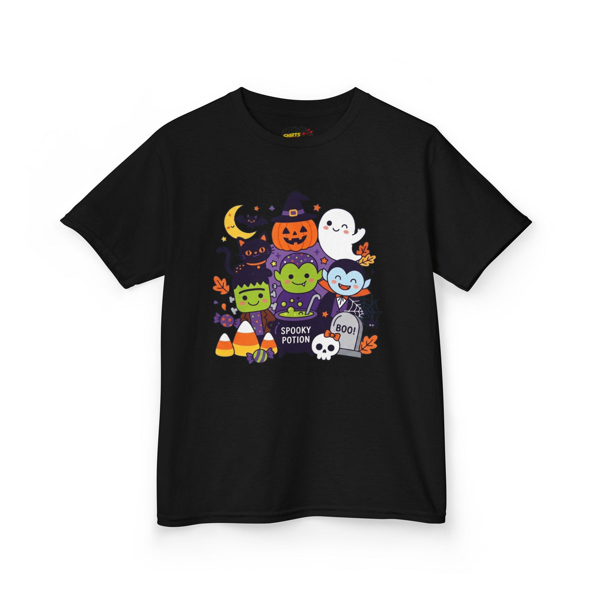 Color: Black | Spooky Potion Kids Tee