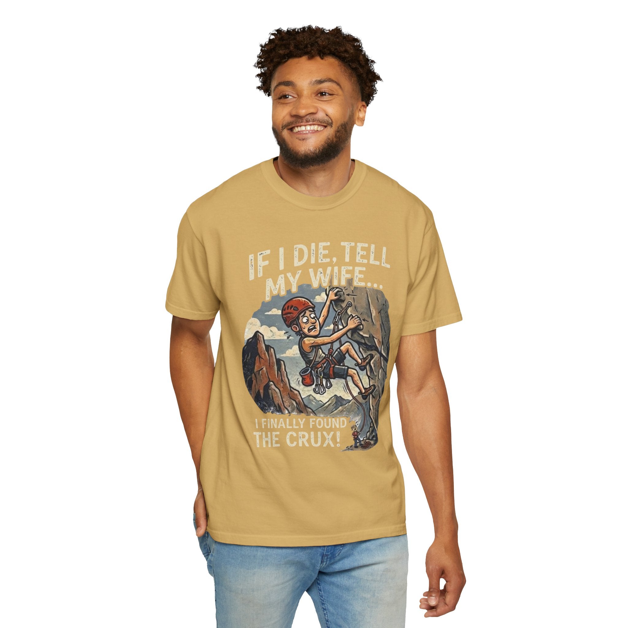 "Found the Crux" Unisex Garment-Dyed Tee