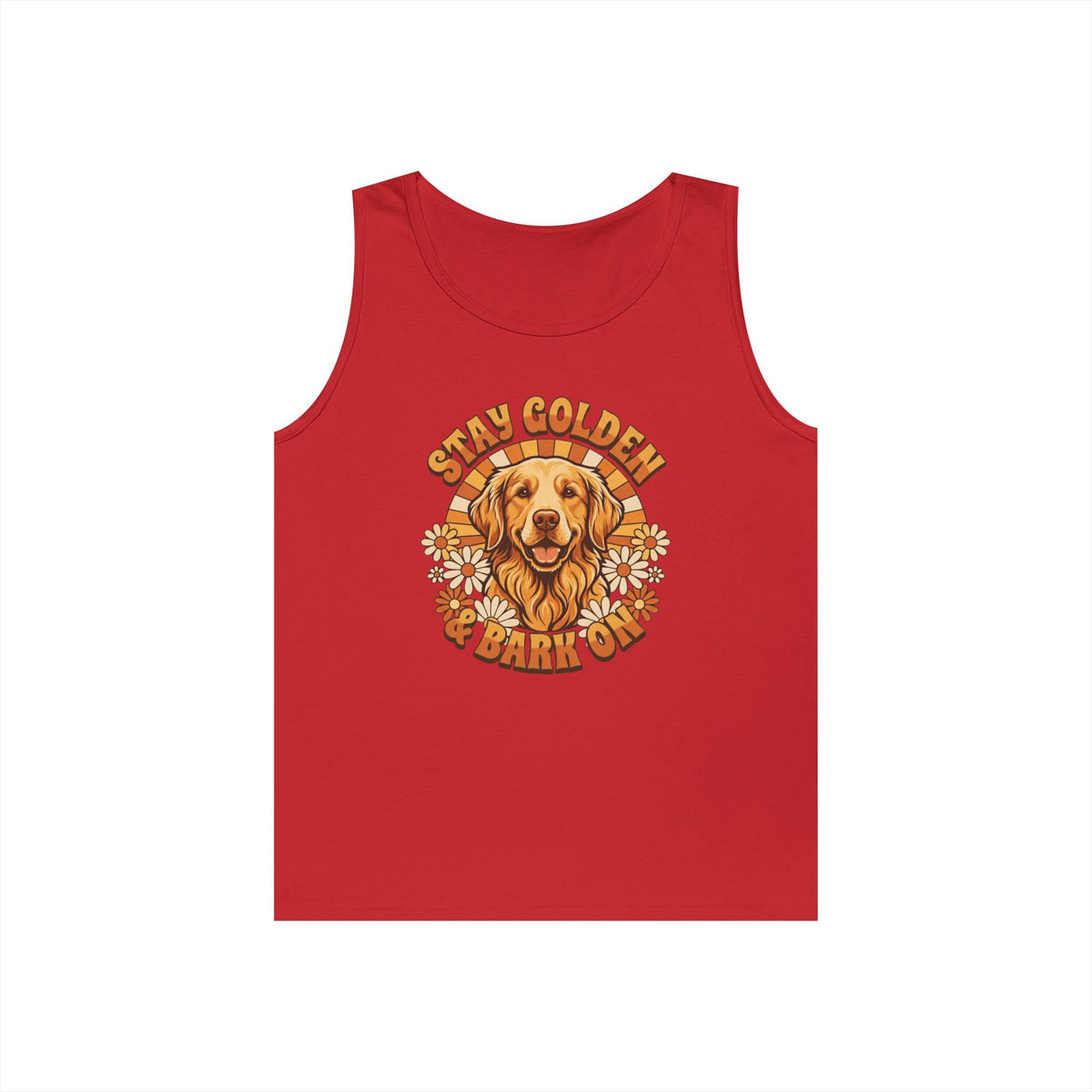 "Stay Golden & Bark On" Tank Top