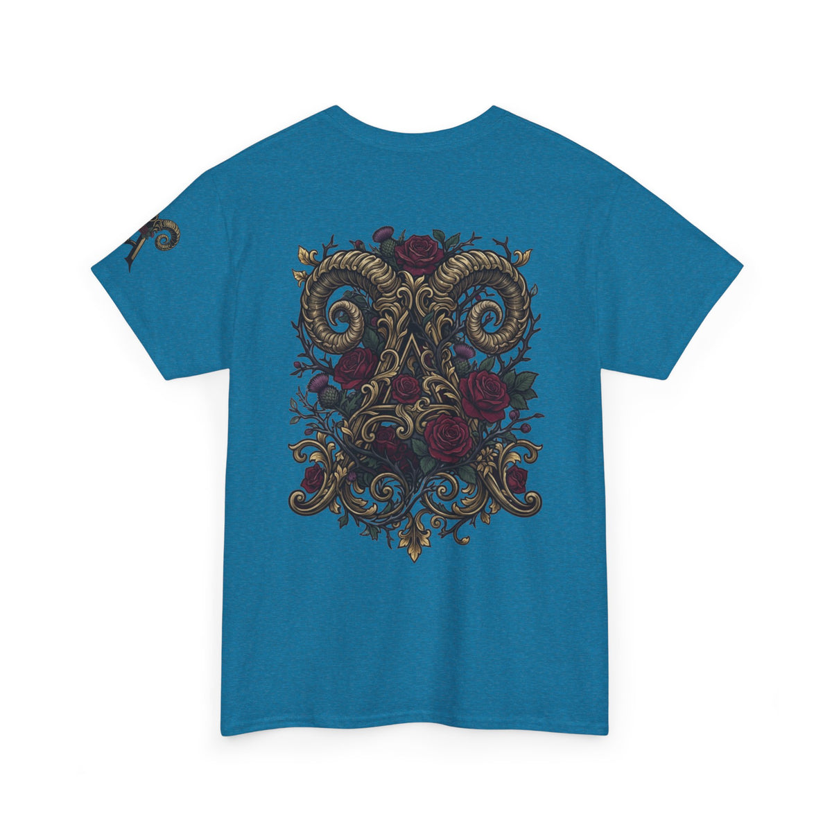 Floral Monogram Aries Premium Graphic Tee