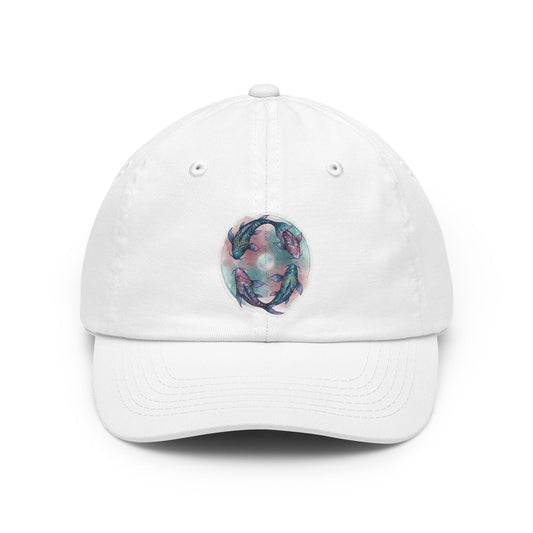 Color: White | Pisces The Infinite Fish Dad Hat