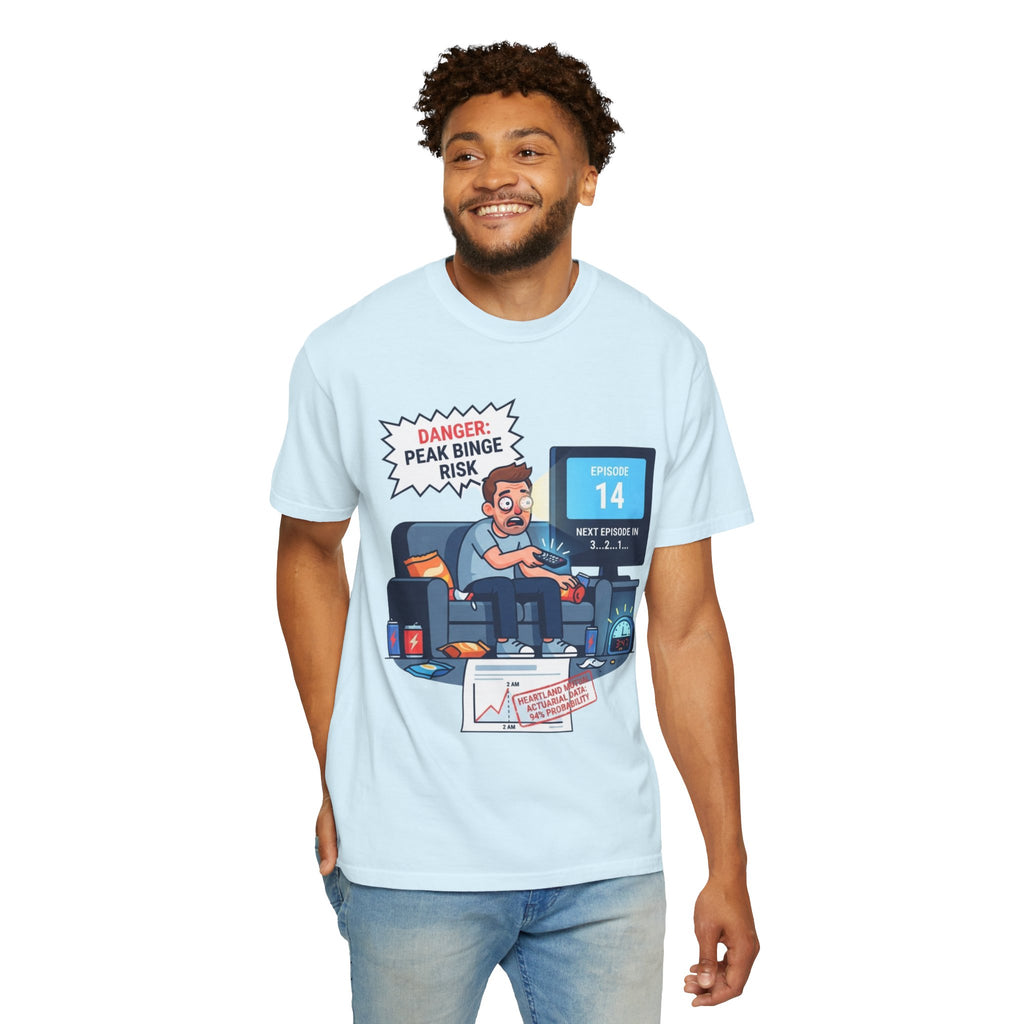 "Peak Bing Risk" Unisex Garment-Dyed Tee