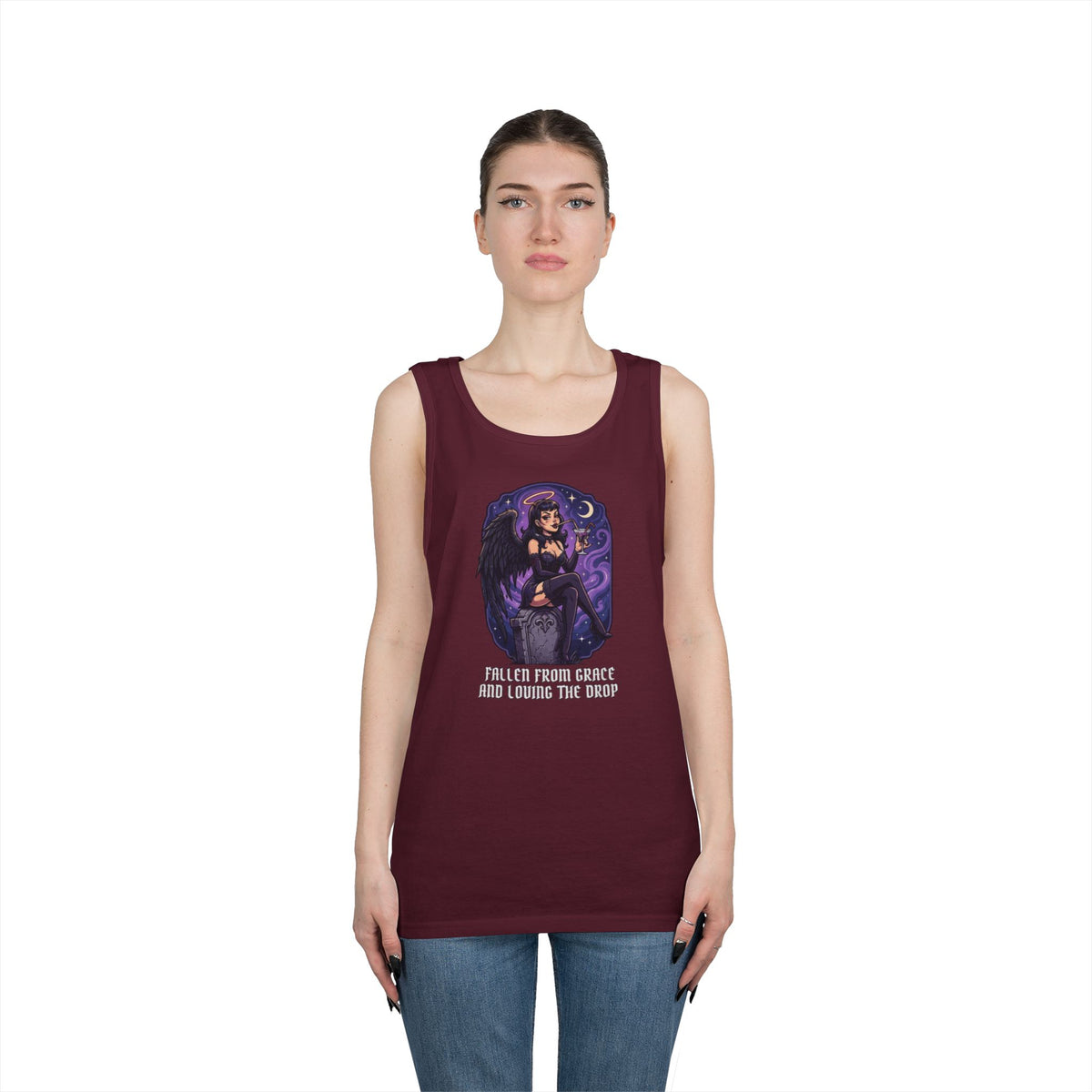 Color: Maroon | Fallen From Grace and Loving the Drop Tank Top