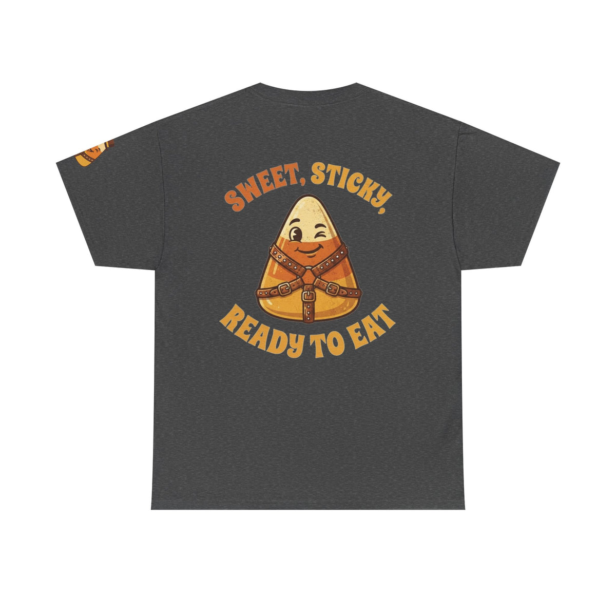 Color: Dark Heather | Sweet Sticky Ready to Eat Premium Graphic Tee