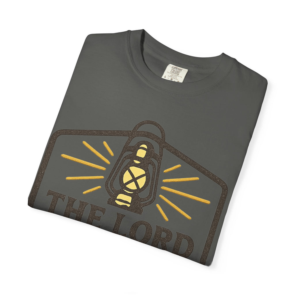 "The Lord is My Light" Unisex Garment-Dyed T-shirt