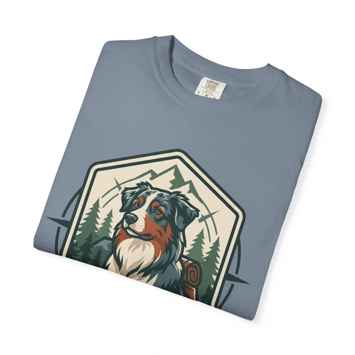 "Australian Sheperd" Unisex Garment-Dyed Tee