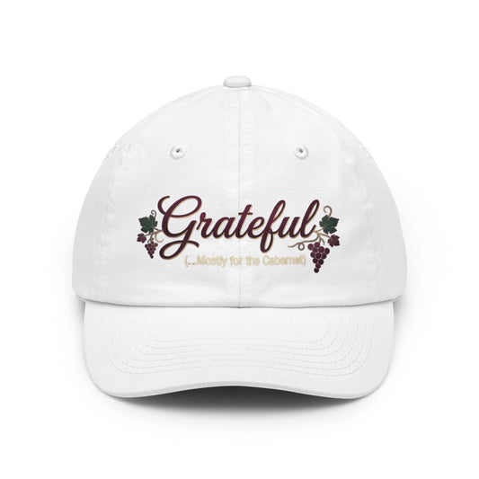 Color: White | Grateful for the Carbernet Dad Hat