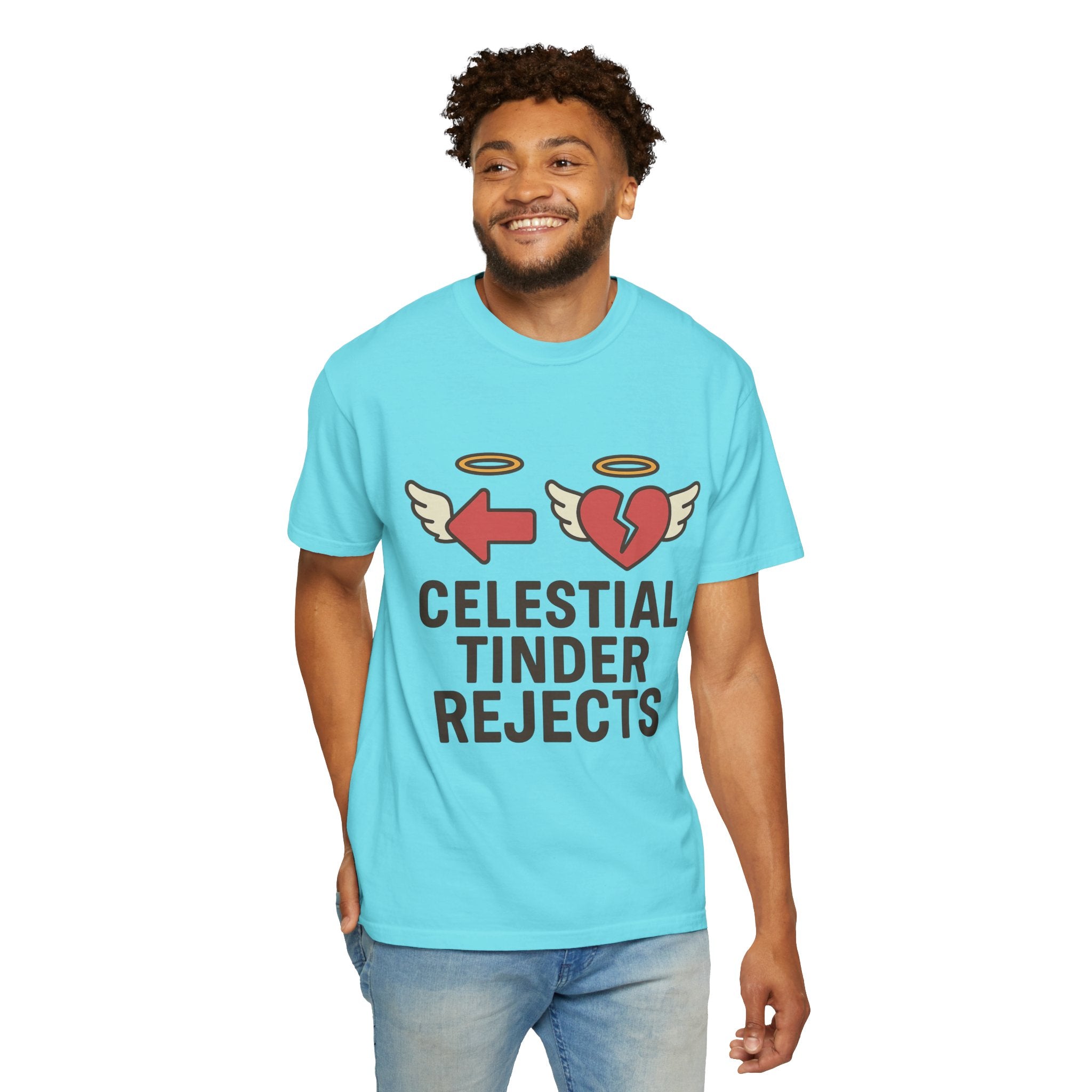 "Celestial Tinde Rejects" Unisex Garment-Dyed T-shirt