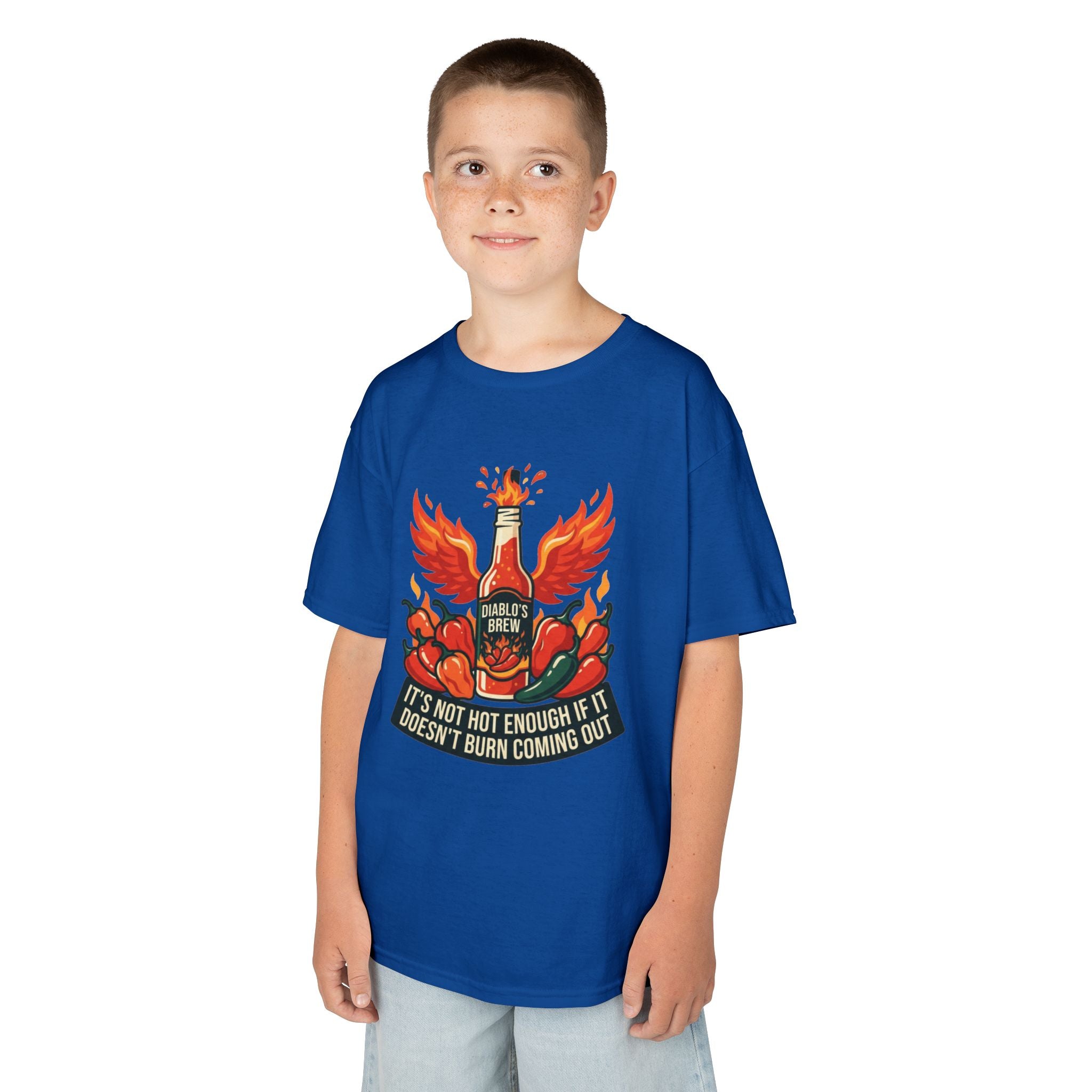 "Burns Coming Out" Kids Tee