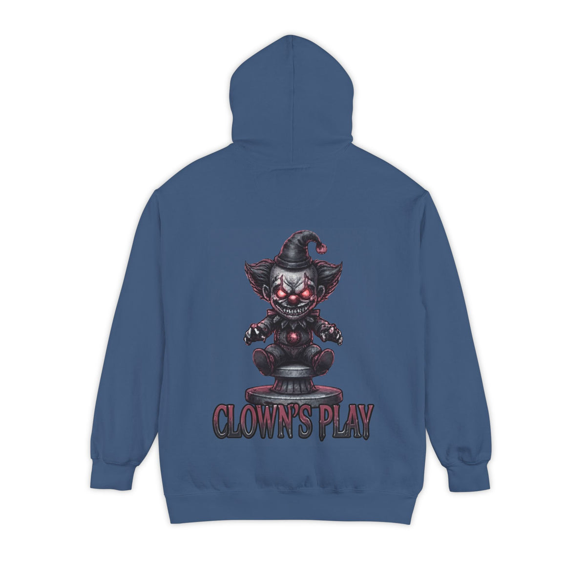 Color: True Navy | Clown Play Garment-Dyed Hoodie