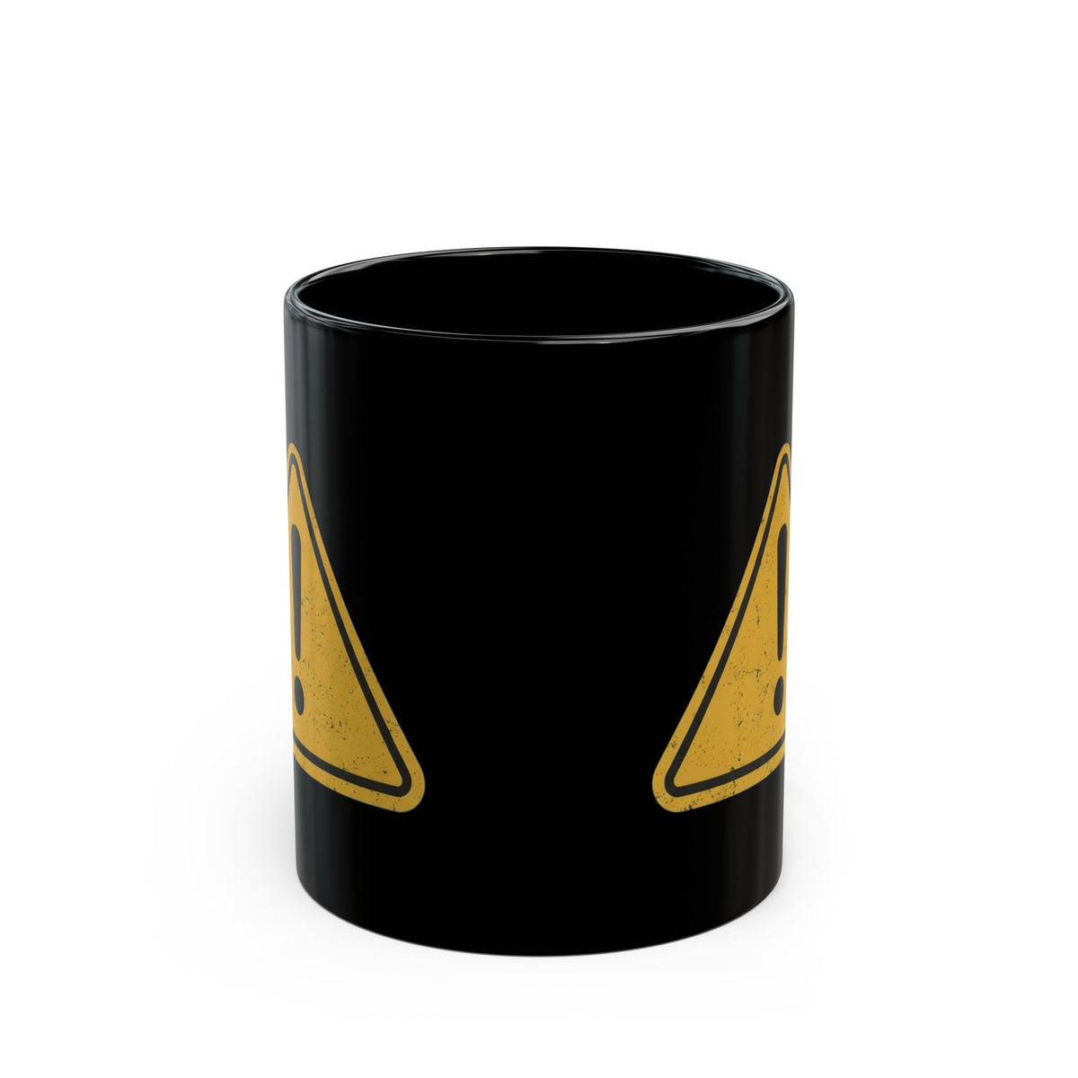 "Warning I am The Family Liability" Black Ceramic Mug — Graphic