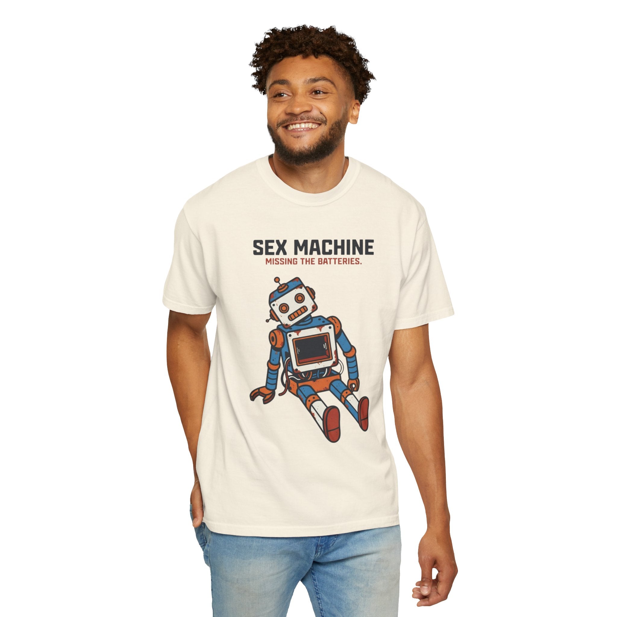 "Sex Machine" Unisex Garment-Dyed Tee