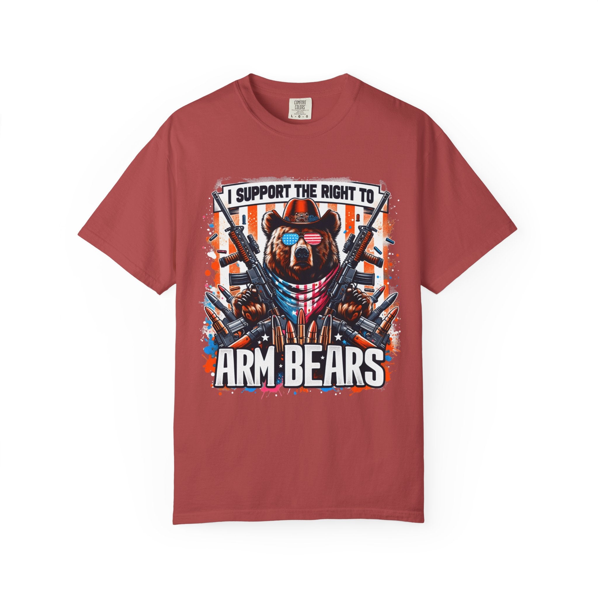 "Right to Arm Bears" Unisex Garment-Dyed T-shirt