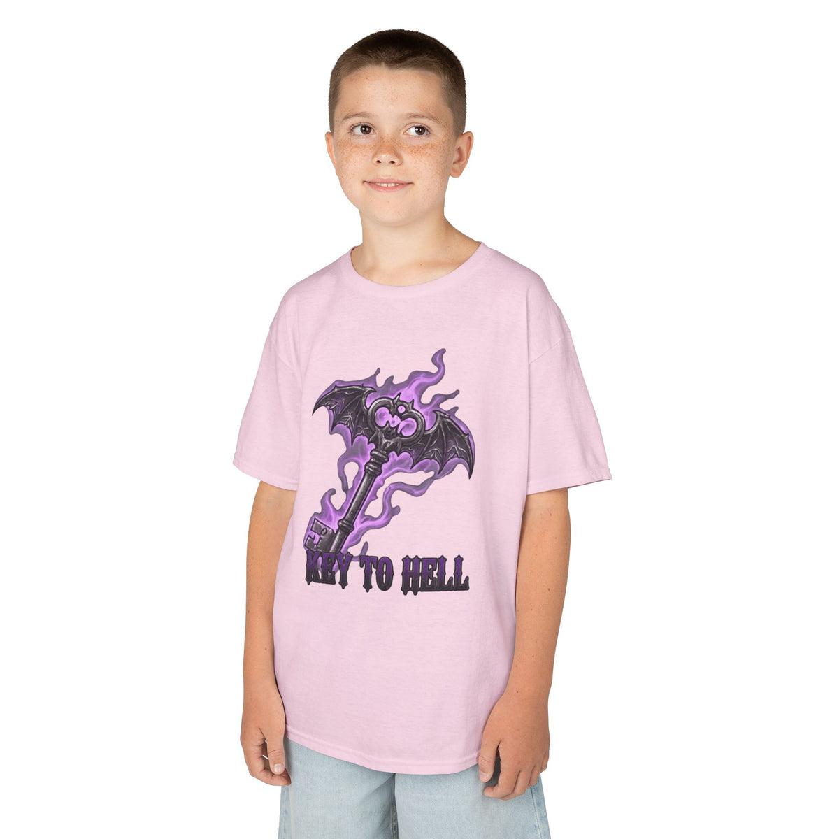 Color: Light Pink | Skeleton Key Kids Tee