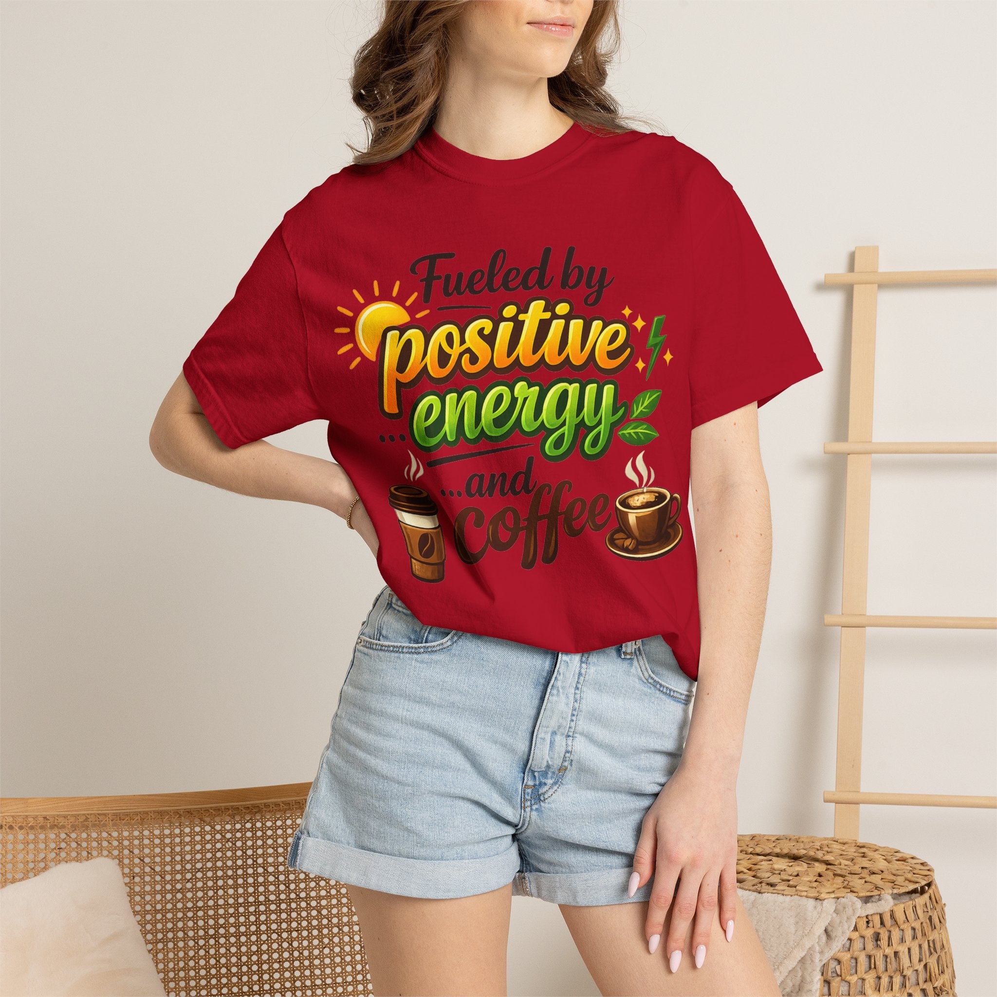 "The High-Voltage Morning Routine" Unisex Garment-Dyed T-shirt