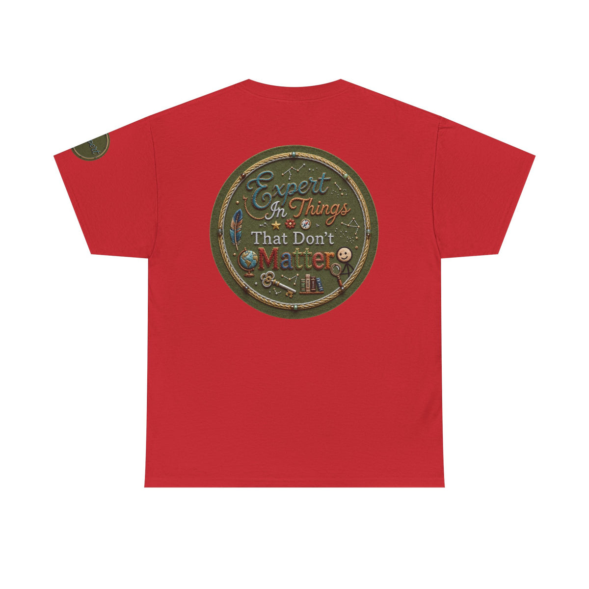 Color: Red | Expert In Things That Don't Matter Premium Graphic Tee