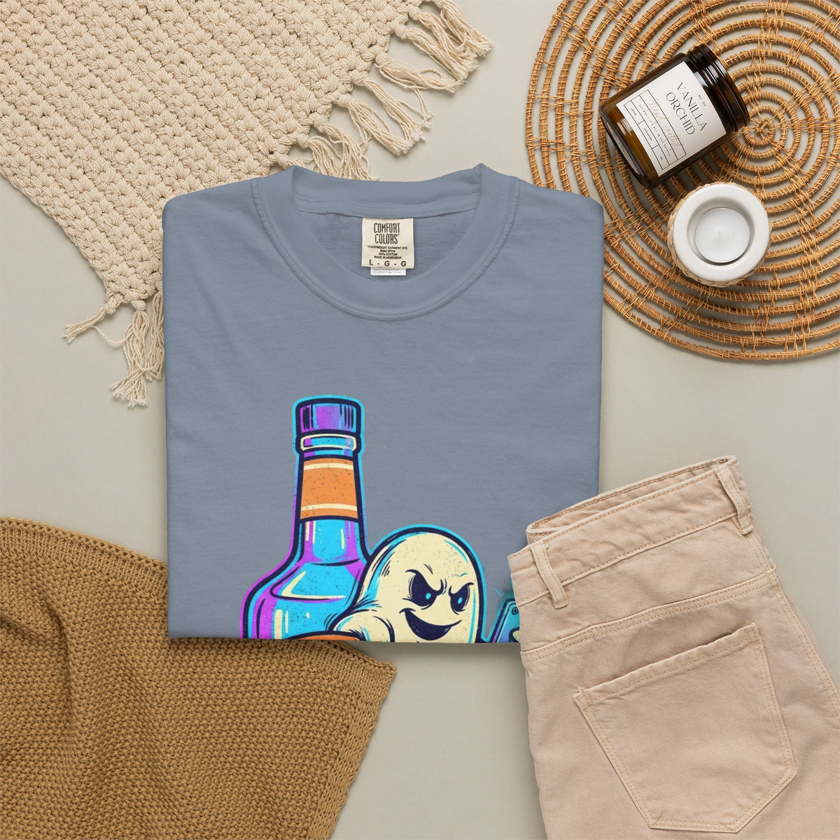Ghosting Unisex Garment-Dyed Tee