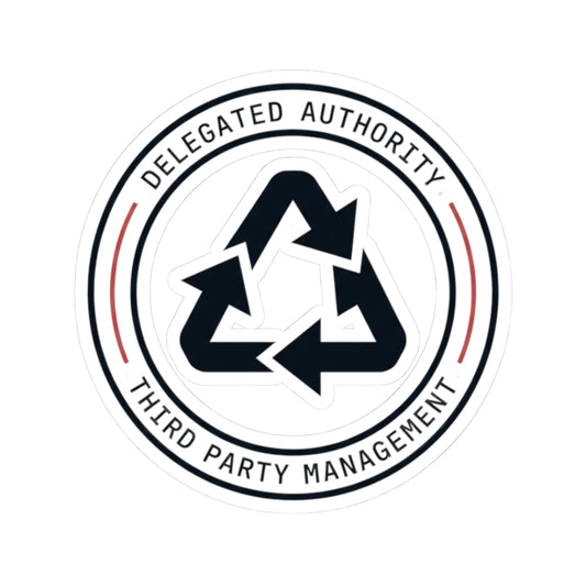 "Managed Entirely By Third Parties" Sticker